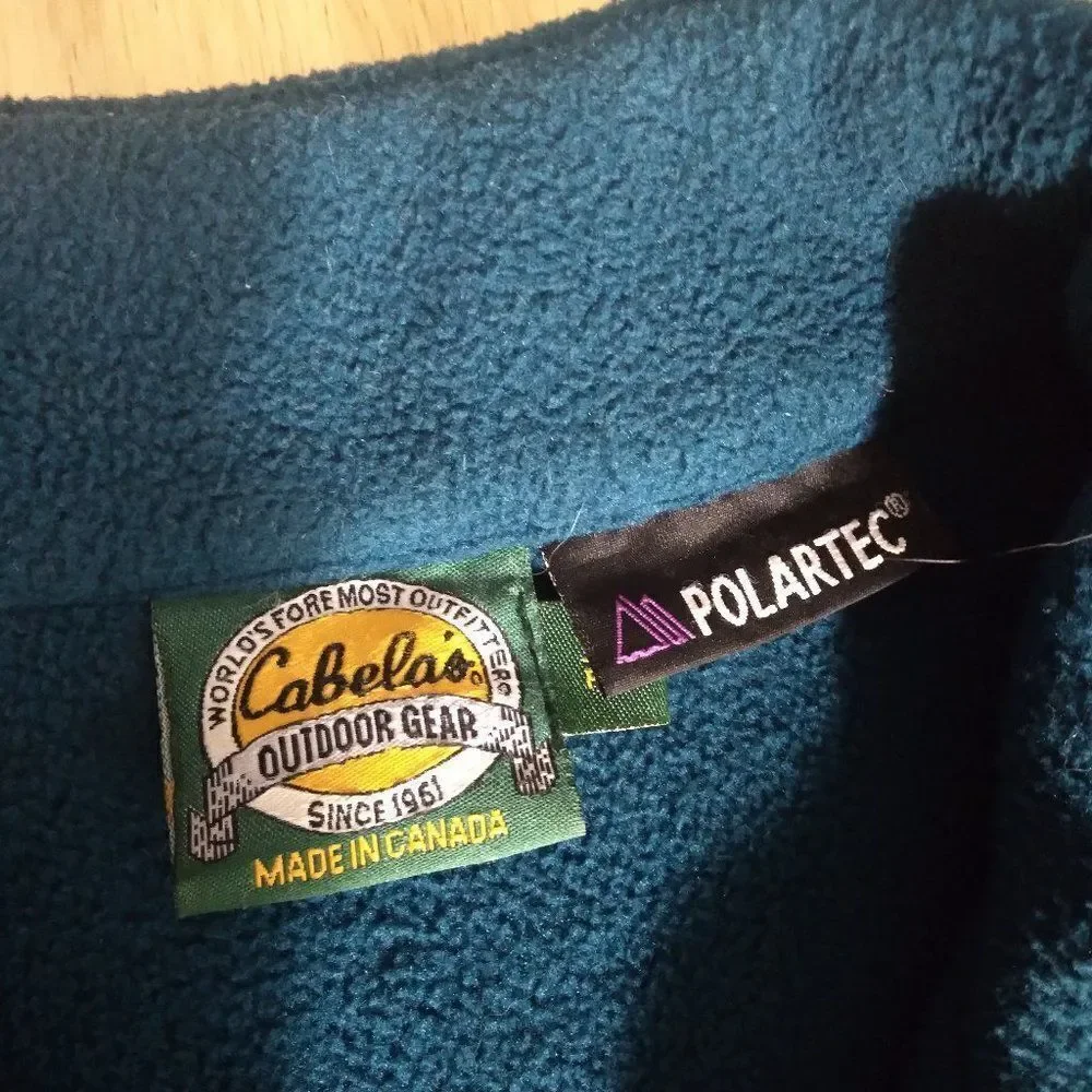 Vintage Cabela's Polartec Fleece Vest